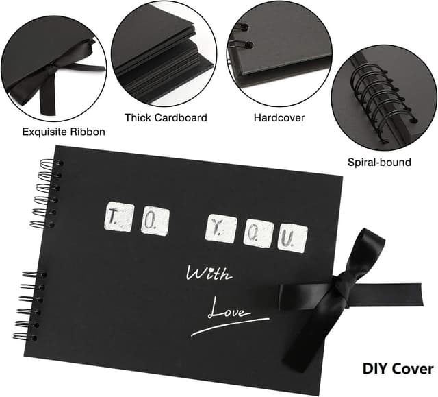 Thumbnail 2 de YILEEY Fotoalbum Scrapbooking Set 80 Seiten