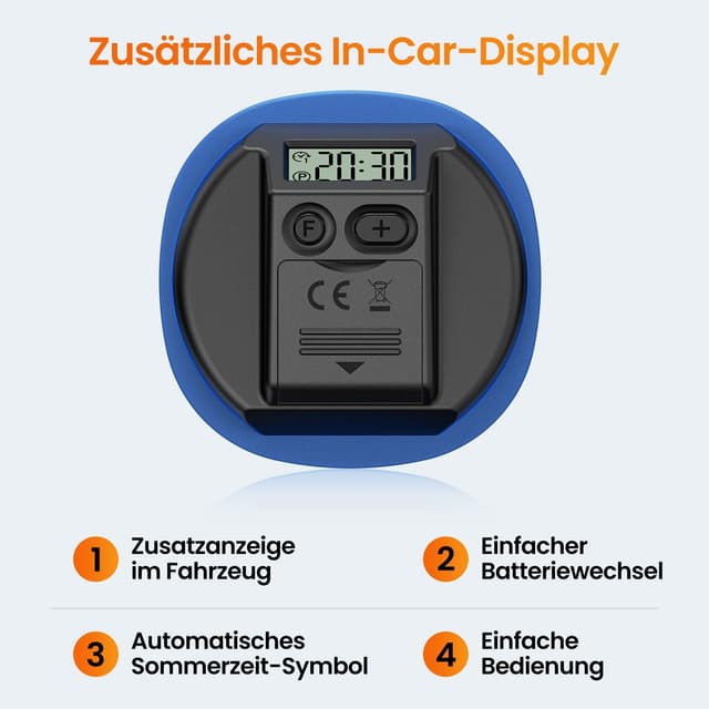 Thumbnail 5 de Gooofly Elektronische Parkscheibe Automatisch 2 Batterien