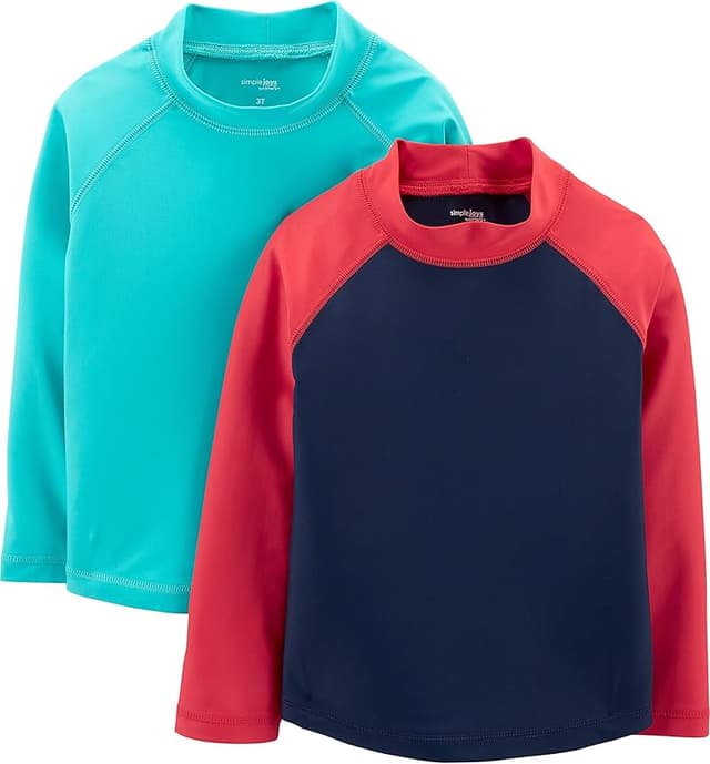 Imagen de Simple Joys by Carter's Rashguard 6–9 meses, pack 2 en OfertitasTOP