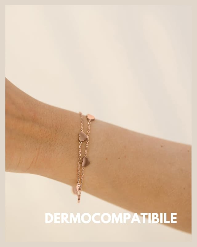 Detalle 2 de GD GOOD.designs Bracciale cuore regolabile 15–19 cm 💍