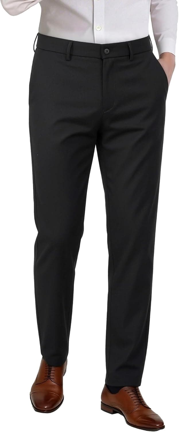 Detalle de Plaid&Plain Men’s Slim Fit Dress Pants