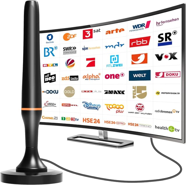 Imagen de DVBT2 Zimmerantenne 2,5 m Kabel en OfertitasTOP