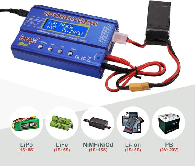 Thumbnail 5 de Lipo Ladegerät 80W Balancer 6A