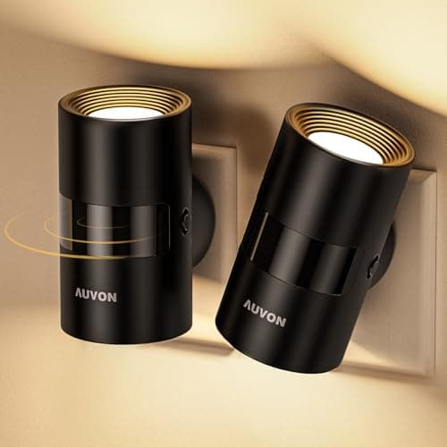 Detalle de AUVON lámpara de noche con sensor 90°