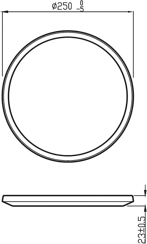 Thumbnail 6 de Philips Superslim plafón LED 15W, 27K