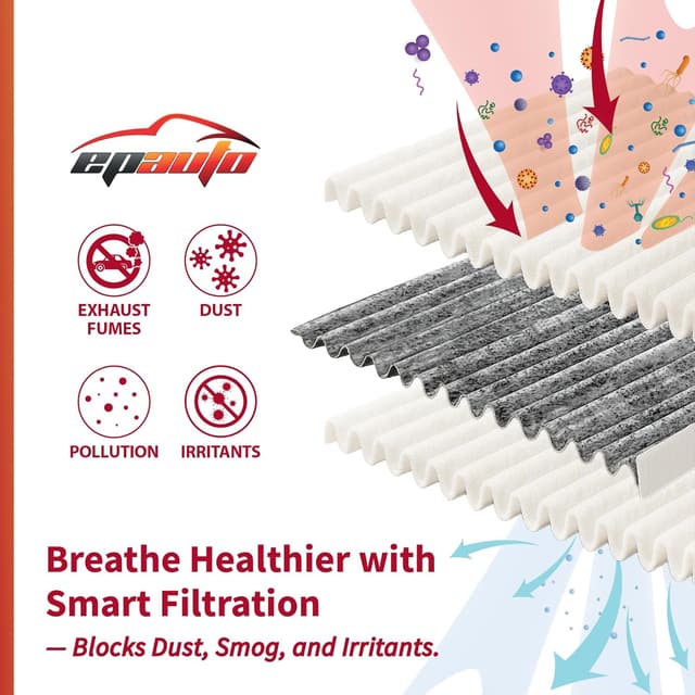 Thumbnail 6 de EPAuto CP182 Cabin Air Filter for Honda 2009-2025