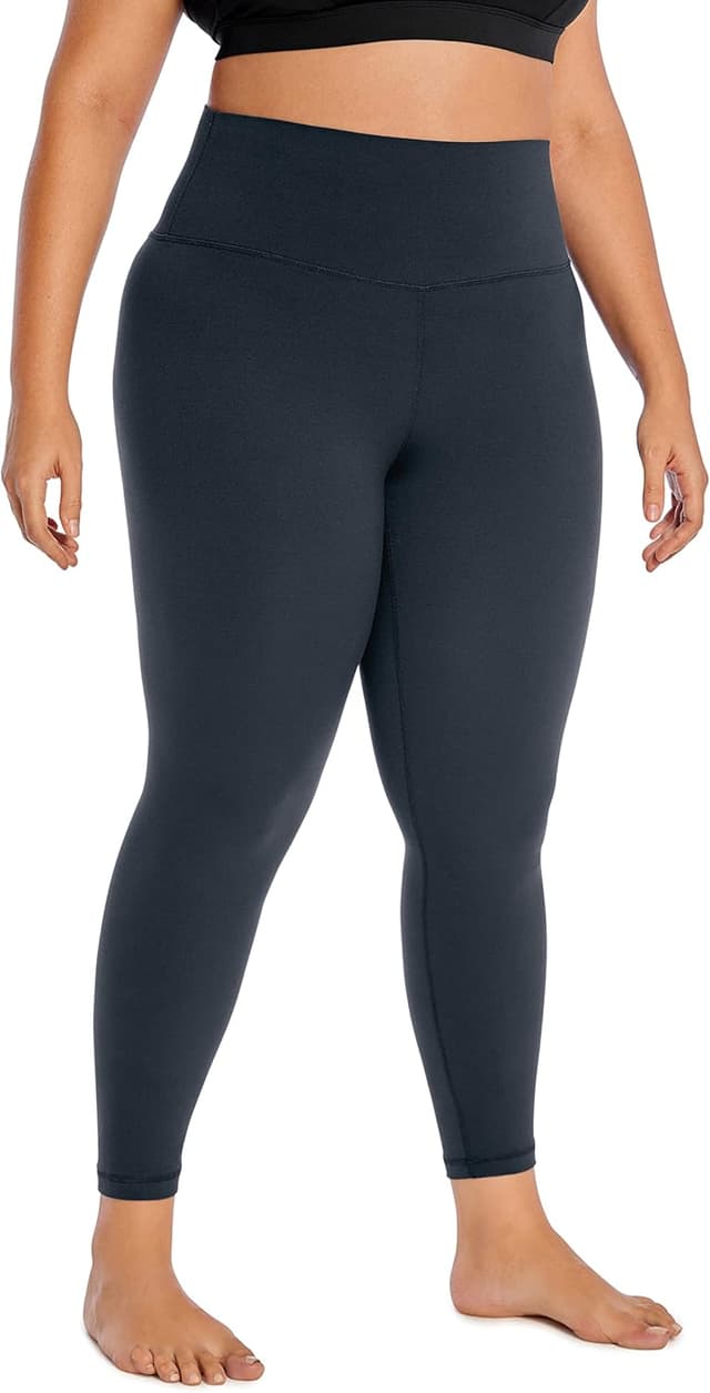 Detalle de CRZ YOGA Butterluxe Leggings grande taille à taille haute (7/8, 64 cm) pour yoga et lounge