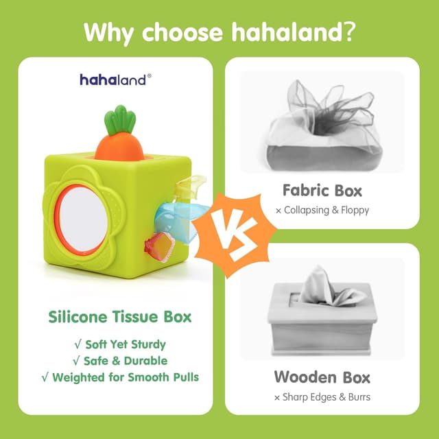 Thumbnail 4 de hahaland Baby Tissue Box Toy