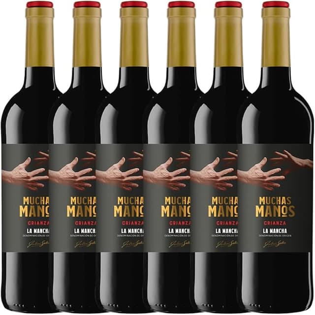 Imagen de Muchas Manos Tinto Crianza 6x750 ml 🍷 en OfertitasTOP