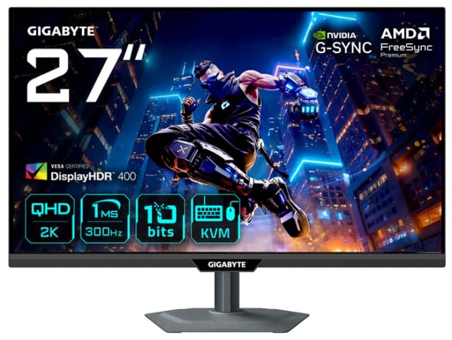 Detalle de Gigabyte M27Q3 Gaming-Monitor (27 Zoll) mit Quad-HD, 300 Hz und IPS