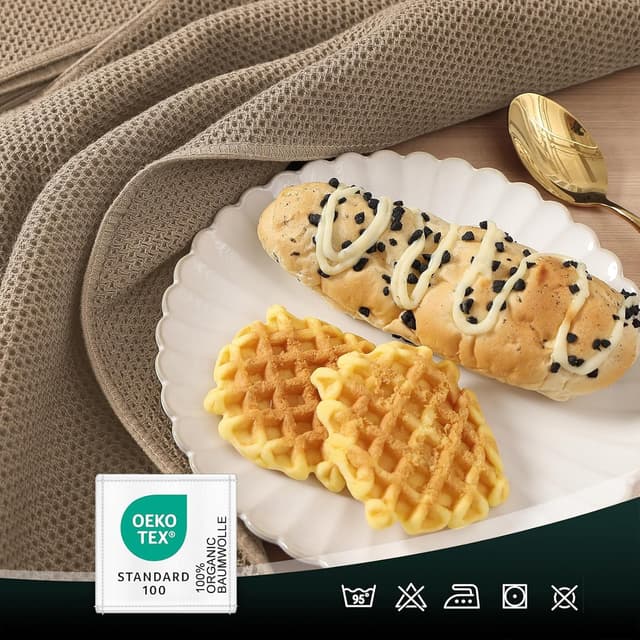 Detalle de Moosfor Geschirrtücher 4er Set 32 x 72 cm