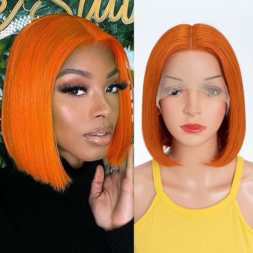 Imagen de DÉBUT Perruque cheveux humains orange 20 cm ⚙ en OfertitasTOP