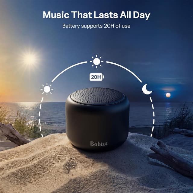 Thumbnail 4 de Bobtot Portable Bluetooth Speaker with Strap