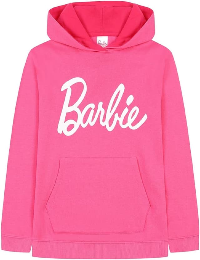 Detalle de Barbie Girls Pink Hoodie Cotton Kids
