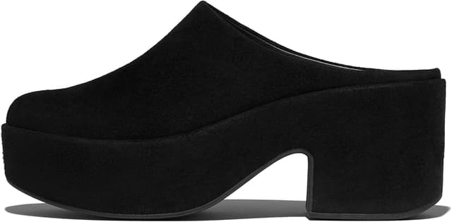 Detalle de Fitflop Women’s Platfforms Full-Suede Heeled Mules