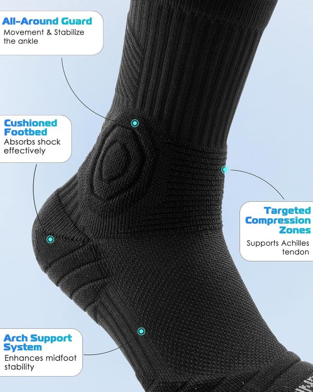 Thumbnail 3 de Compression Running Socks 3 Pairs