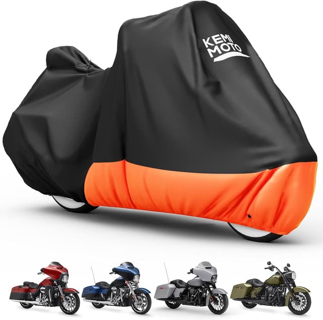 Detalle de KEMIMOTO 420D motorcycle cover 2000 mmH2O