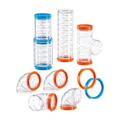 Detalle de Ferplast Tube Curve Juego de tubos para hámster, 9 piezas 🐹