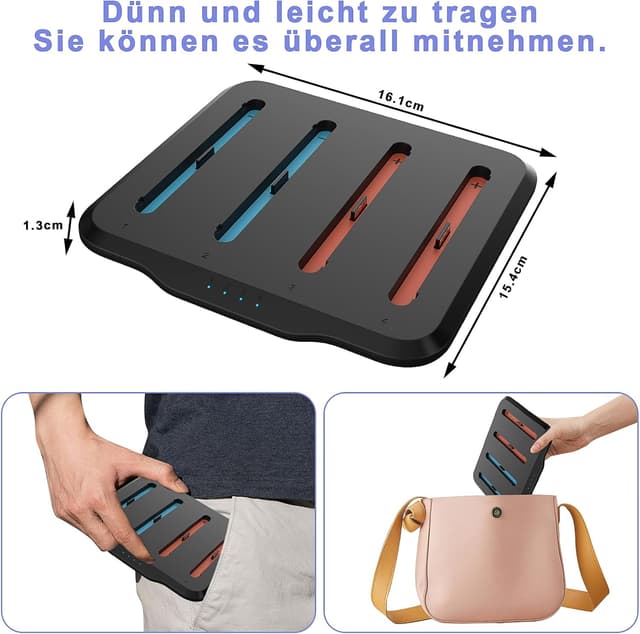 Thumbnail 4 de OdiuK Ladestation für Nintendo Switch 2