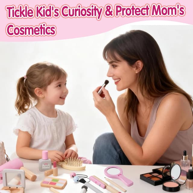 Thumbnail 4 de Smartwo Holz Schminke 19 Teile Set