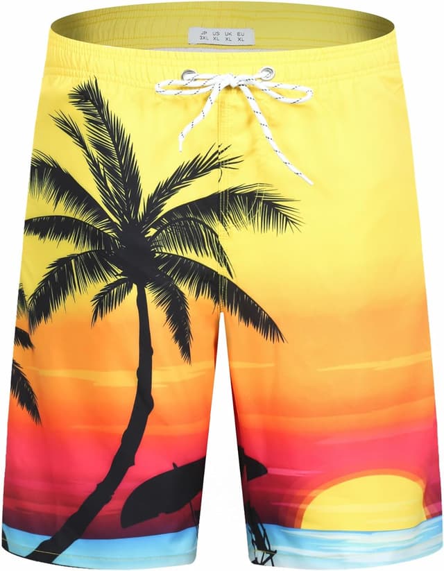 Detalle de APTRO Men’s Swim Trunks 9" Quick-Dry Bathing Suit (Big & Tall), UPF 50+