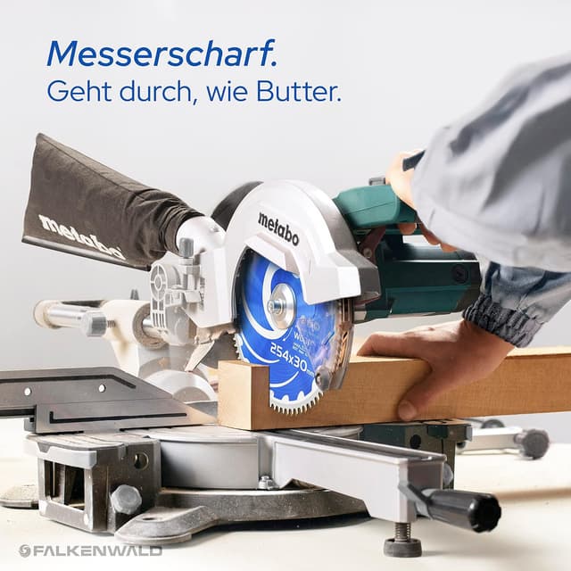 Detalle 1 de Sägeblatt 254x30 für Holz 80 HM-Zähne