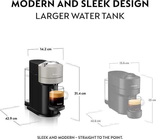 Detalle de Nespresso Vertuo Next pod machine, 12 welcome pods