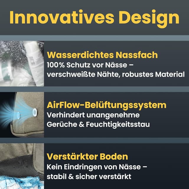 Thumbnail 2 de Heldenwerk Sporttasche 2-in-1 48 × 26 × 25 cm