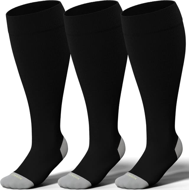 Thumbnail 5 de LEVSOX Plus Size Compression Socks 15-20 mmHg