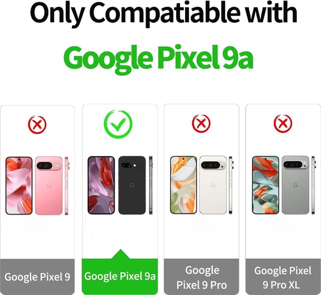 Detalle 2 de LeYi Google Pixel 9a case with ring stand