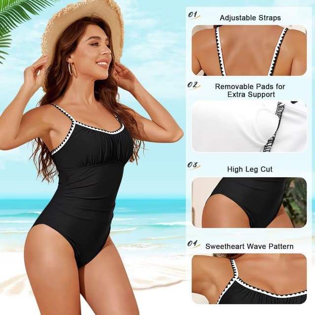 Detalle de Sillictor tummy control swimsuit