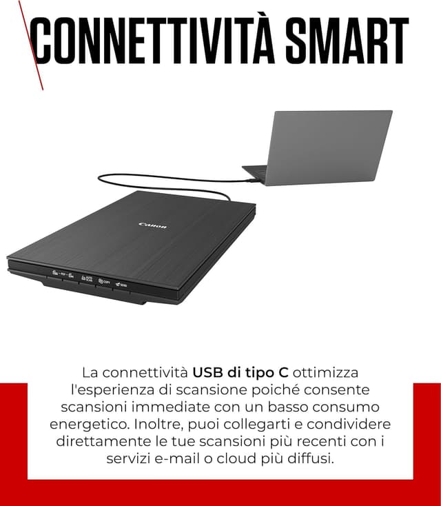 Thumbnail 4 de Canon LiDE 400 Scanner Nero A4
