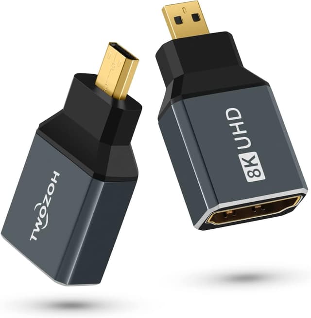 Thumbnail 1 de Twozoh 8K Micro HDMI Adapter 8K@60Hz