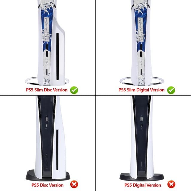 Detalle de playvital 12 in-1 Dust Cover Kit for PS5 Slim (Disc & Digital) — anti-dust net and silicone port plugs