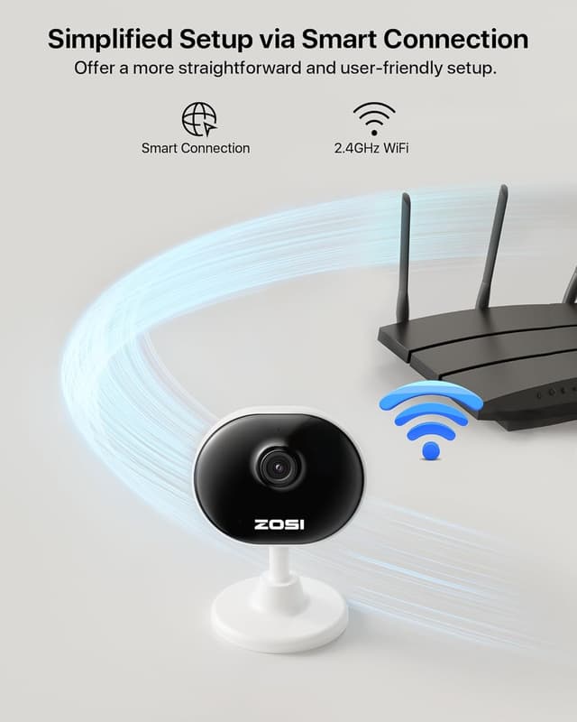 Detalle de ZOSI Indoor WiFi Camera 1080P
