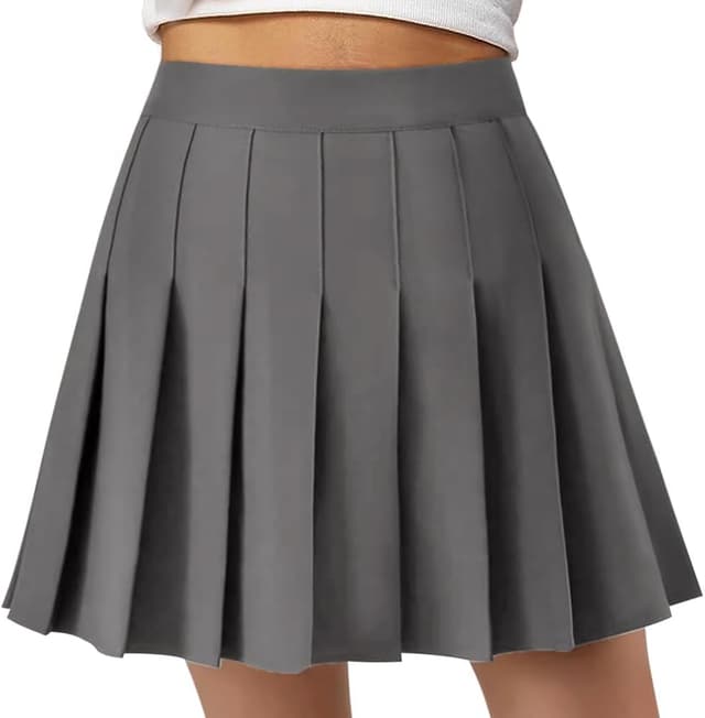 Imagen de DRESHOW Basic Solid Stretchy Flared Mini Skirt en OfertitasTOP