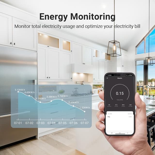 Thumbnail 3 de Eightree Smart WLAN Steckdosenleiste 3x AC