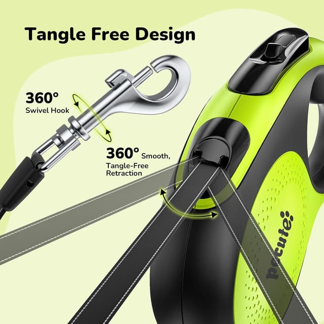Thumbnail 4 de Pecute Guinzaglio retrattile per cane 8 m con impugnatura antiscivolo 🐕