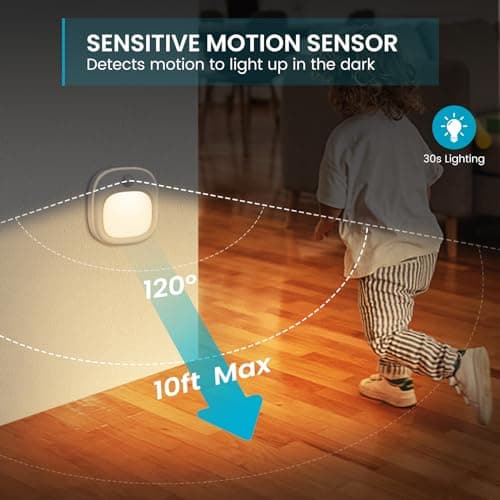 Detalle de ANOPU Luz Nocturna LED recargable 3 modos