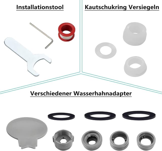 Thumbnail 6 de Drehbarer Wasserhahn Aufsatz 1080° đ°