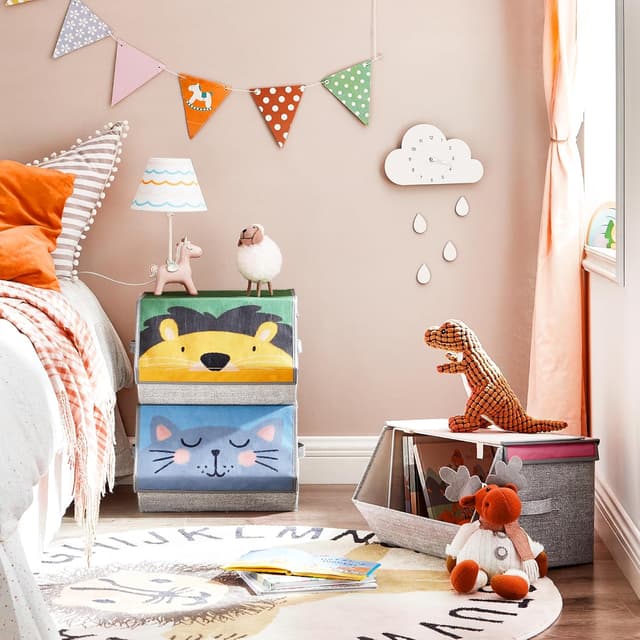 Detalle 2 de SONGMICS Aufbewahrungsboxen 3er Set