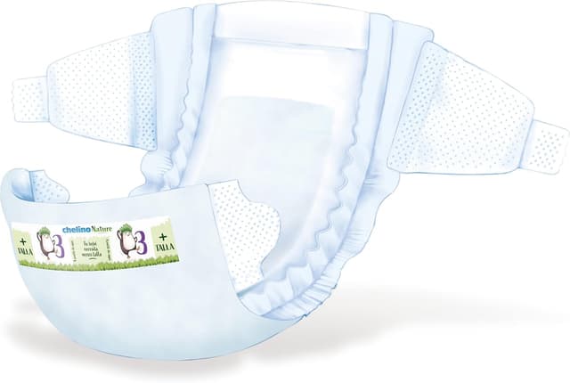 Detalle de Chelino Pañal Nature Talla 3 216 unidades 👶