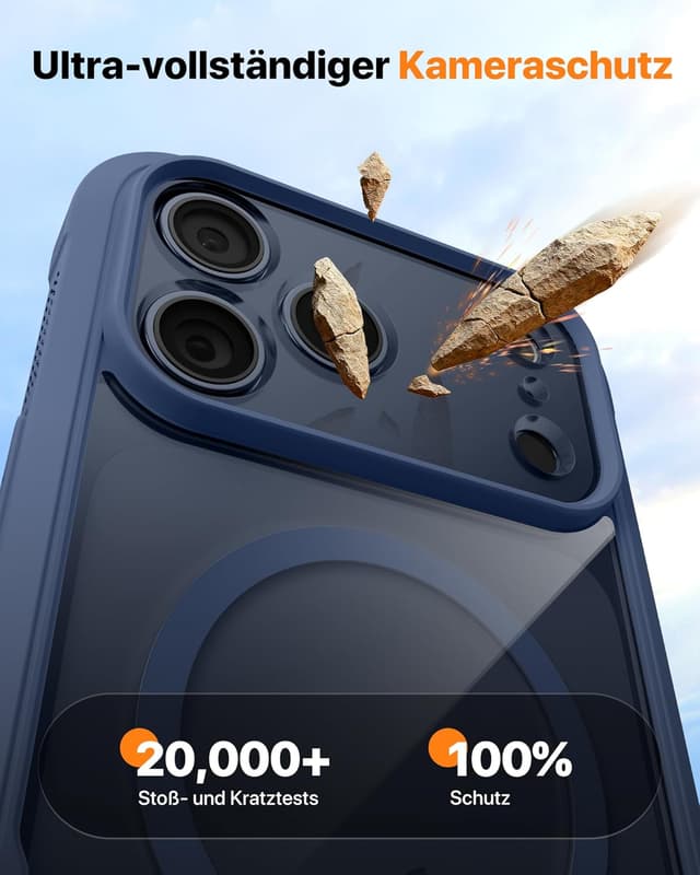 Thumbnail 3 de Diaclara Hülle iPhone 17 Pro Max MagSafe 360° Blau