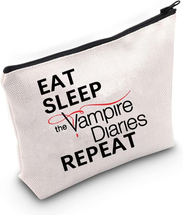 Detalle 2 de BAUNA Vampire Diaries inspired zippered cosmetic bag (TVD merchandise)