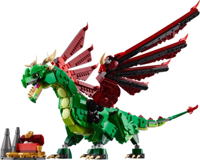 Thumbnail 5 de Lego 31161 Grüner Drache 715 Teile