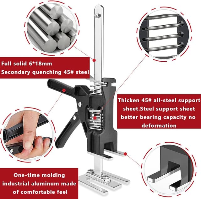 Detalle de 2 Pack Labour-Saving Arm Jack (15 inch) hand lifting tool for doors and wooden panels