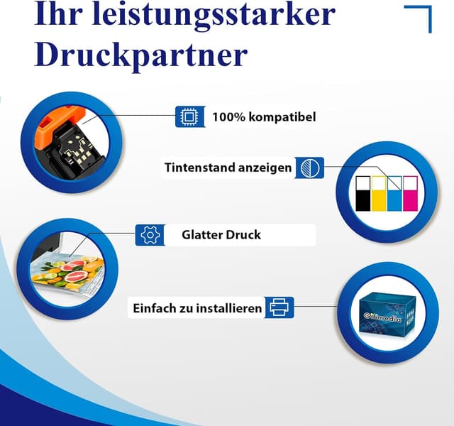 Thumbnail 4 de GILIMEDIA 33XL Patronen für Epson 16x