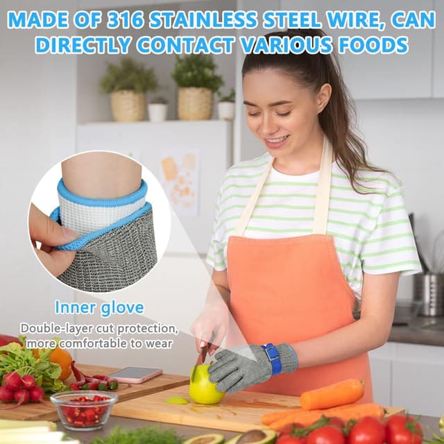 Thumbnail 5 de flintronic Cut Resistant Gloves Level 9, size L