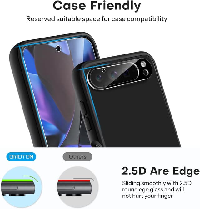 Thumbnail 4 de OMOTON Pixel 9 Pro XL Screen Protector 6.8-inch