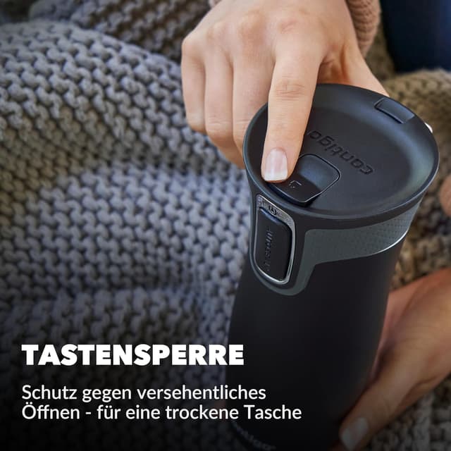 Thumbnail 6 de Contigo Thermobecher West Loop Autoseal aus Edelstahl (470 ml) – auslaufsicherer Reisebecher